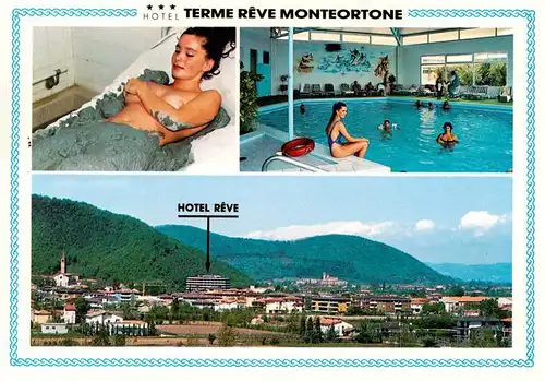 AK / Ansichtskarte  Abano_Terme_Veneto_IT Hotel Terme Reve Monteortone Moorbad Hallenbad Panorama