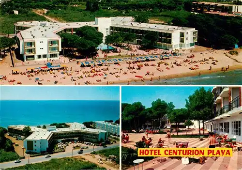AK / Ansichtskarte 73915631 Cambrils_Costa_Dorada_ES Fliegeraufnahmen Hotel Centurion Playa  