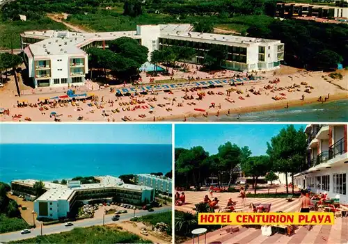 AK / Ansichtskarte  Cambrils_Costa_Dorada_ES Fliegeraufnahmen Hotel Centurion Playa  