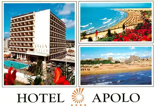AK / Ansichtskarte 73915634 Playa_del_Ingles_Gran_Canaria_ES Hotel Apolo Strandpartien