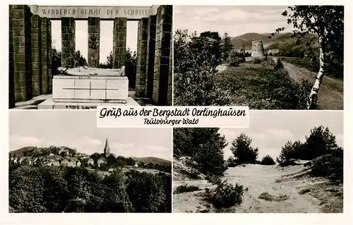 AK / Ansichtskarte  Oerlinghausen Altarbruecke Turm Ortsansicht Panorama