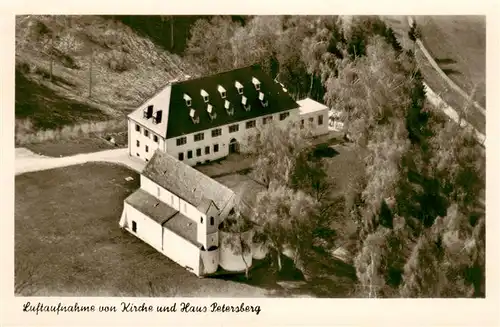 AK / Ansichtskarte 73915669 Erdweg Haus Petersberg Fliegeraufnahme