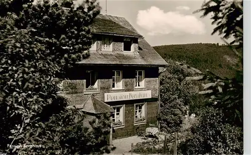 AK / Ansichtskarte  St_Blasien Pension Berghaus