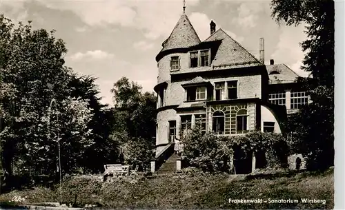 AK / Ansichtskarte  Wirsberg Frankenwald Sanatorium