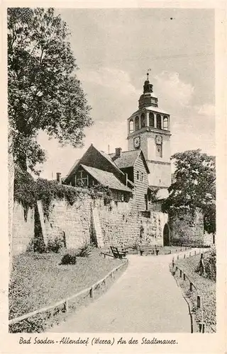 AK / Ansichtskarte  Bad_Sooden-Allendorf An der Stadtmauer