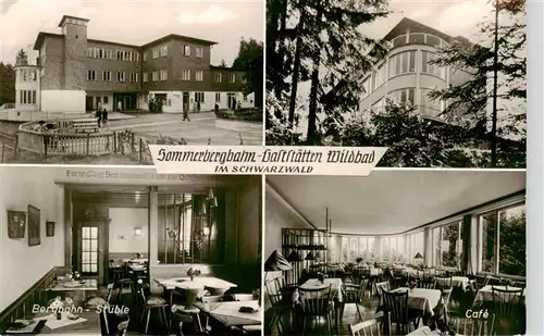 AK / Ansichtskarte  Wildbad_Schwarzwald Sommerbergbahn Gaststaetten Bergbahn Stueble Cafe