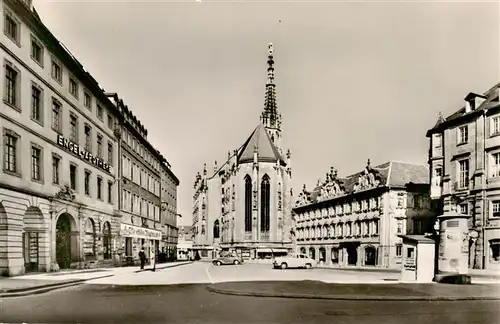 AK / Ansichtskarte  Wuerzburg_Bayern An der Marienkapelle