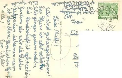 AK / Ansichtskarte  Osterode_Harz Falkenheim Freundschaft Asse