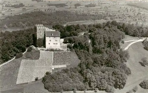 AK / Ansichtskarte  Schloss_Habsburg_Brugg_AG Fliegeraufnahme