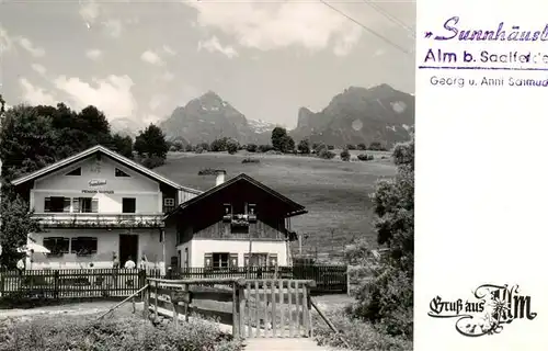 AK / Ansichtskarte  Alm_Saalfelden_am_Steinernen_Meer_AT Sunnhaeusl