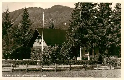 AK / Ansichtskarte  Oberach_Rottach-Egern Cafe Wallberg 