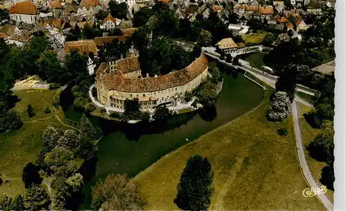 AK / Ansichtskarte 73915760 Burgsteinfurt Fliegeraufnahme mit Schloss