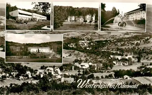 AK / Ansichtskarte  Winterkasten_Lindenfels Eleonorenklinik Teilansichten Panorama