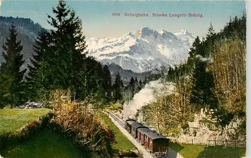 AK / Ansichtskarte  Bruenigbahn_Bruenig_OW Strecke Lungern Bruenig