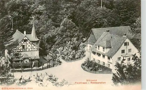 AK / Ansichtskarte  Sihlwald_ZH Forsthaus Restauration 