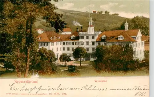 AK / Ansichtskarte  Weissbad_IR Appenzellerland