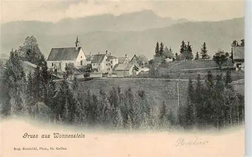 AK / Ansichtskarte  Wonnenstein_Kloster_Niederteufen_AR Kloster Kirche