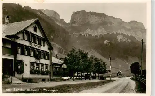 AK / Ansichtskarte  Wasserauen_Wasserau_IR Bahnhof Restaurant Wasserauen