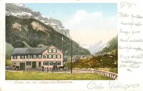 AK / Ansichtskarte  Wasserau_Wasserauen_IR Gasthaus Alpenrose