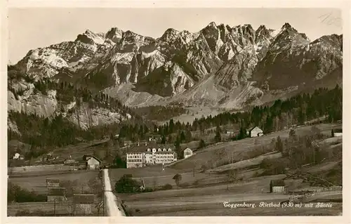 AK / Ansichtskarte  Toggenburg_SG Rietbad mit Saentis