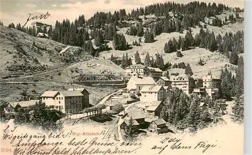 AK / Ansichtskarte  Rigi_Kloesterli Panorama