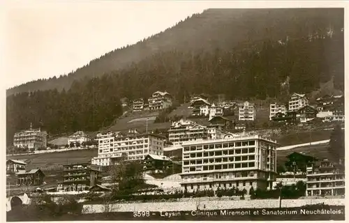 AK / Ansichtskarte  Leysin_VD Clinique Miremont et Sanatorium Neuchateloise