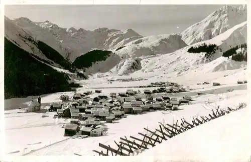 AK / Ansichtskarte  Sedrun mit Cuolm Val Abfahrt und Piz Badus