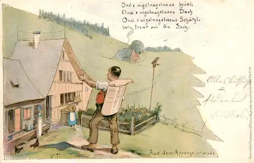 AK / Ansichtskarte  Appenzeller_Land_IR Ond e nigelnagelneus huesli