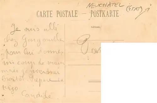 AK / Ansichtskarte  Neuchatel_NE Neocomia