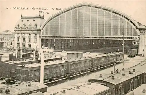 AK / Ansichtskarte  Bordeaux_33 Gare du Midi Le Hall