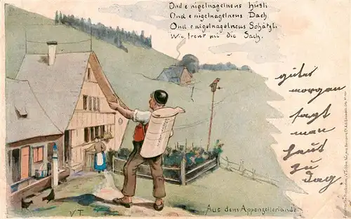 AK / Ansichtskarte  Appenzeller_Land_IR Ond e nigelnagelneus huesli