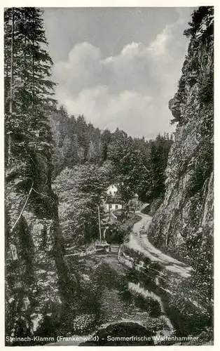 AK / Ansichtskarte  Waffenhammer Steinach Klamm Frankenwald