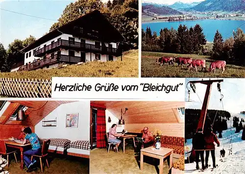 AK / Ansichtskarte  Ratholz Haus Bleichgut Gastraeume Panorama Schlepplift