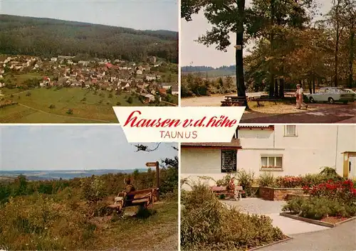 AK / Ansichtskarte  Hausen_Hoehe_Taunus Fliegeraufnahme Naturpark Rhein Taunus Gaststaette