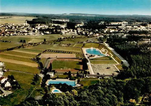 AK / Ansichtskarte  Allendorf_Bad_Sooden Volkspark Fliegeraufnahme