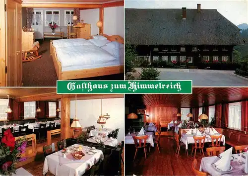 AK / Ansichtskarte  Kirchzarten Gasthaus zum Himmelreich Gastraeume Zimmer