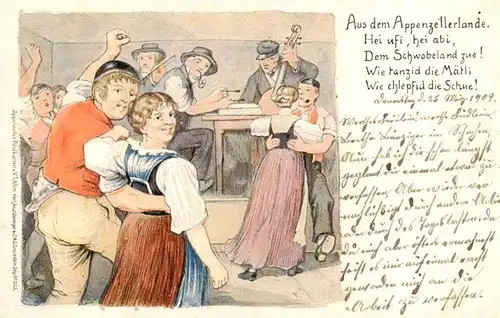 AK / Ansichtskarte  Appenzeller_Land_IR Tanzveranstaltung