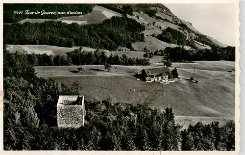 AK / Ansichtskarte  Gourze_Bourg-en-Lavaux_VD Tour de Gourze vue aerienne