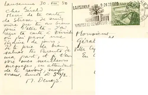 AK / Ansichtskarte  Lausanne_VD Place et Eglise St Francois