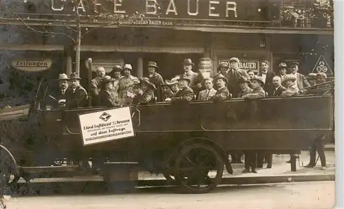 AK / Ansichtskarte  Berlin Lloyd Luftdienst Transfer mit Cafe Bauer