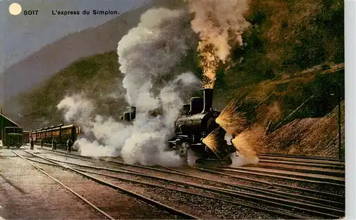 AK / Ansichtskarte  Simplon_2500m_VS Express du Simplon