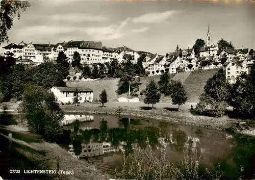 AK / Ansichtskarte  Lichtensteig_SG Ortspartie