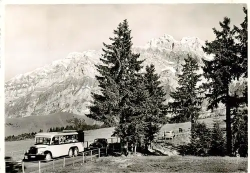 AK / Ansichtskarte  Schwaegalp_AR Buffet Schwaegalp und Saentisgipfel