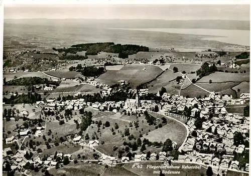 AK / Ansichtskarte  Rehetobel Fliegeraufnahme mit Bodensee