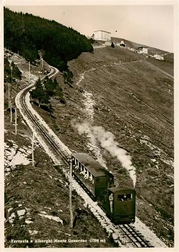 AK / Ansichtskarte  Monte-Generoso_1704m_Lugano_TI Ferrovia e Alberghi Monte Generoso
