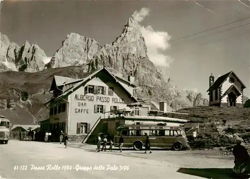 AK / Ansichtskarte  Passo_Rolle_Trentino_Dolomiti_IT Gruppo delle Pole Albergo Passo Rolle