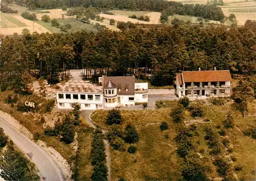 AK / Ansichtskarte  Bad_Kissingen Kurheim Sonnenhuegel Cafe Fliegeraufnahme