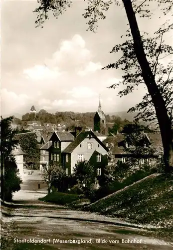 AK / Ansichtskarte  Stadtoldendorf Blick vom Bahnhof