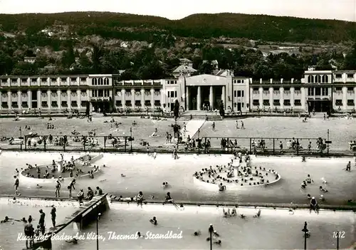 AK / Ansichtskarte  Baden__Wien_AT Thermal Strandbad