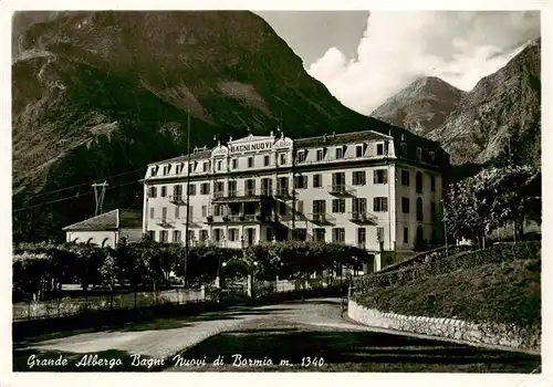 AK / Ansichtskarte 73916267 Bormio_Lombardia_IT Grande Albergo Bagni Nuovi